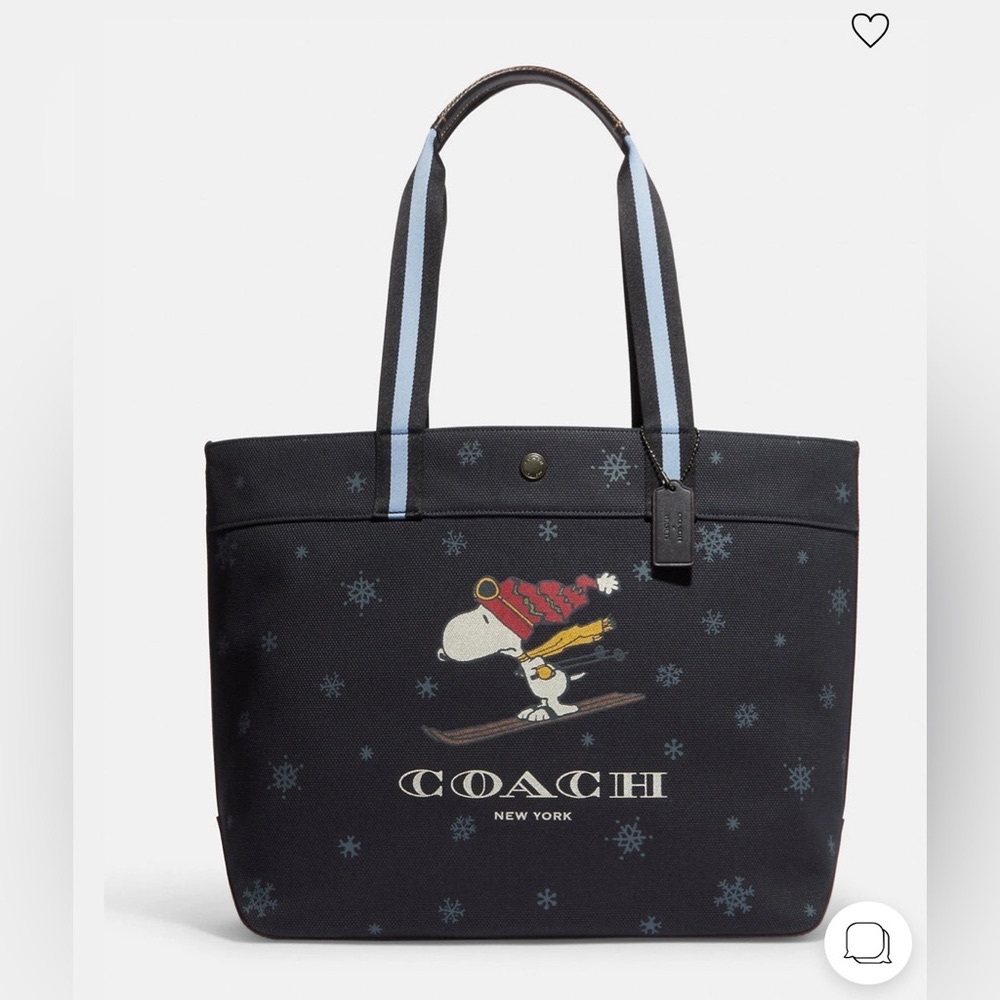 Coach Peanuts large tote